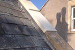 New Doulting stone copings installed on a grade II listed property in Emborough